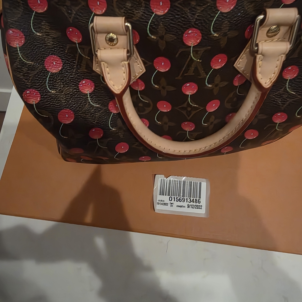 Louis Vuitton Takashi Murakami Cherry🍒🍒🍒 Speedy25 - Picture 11 of 15